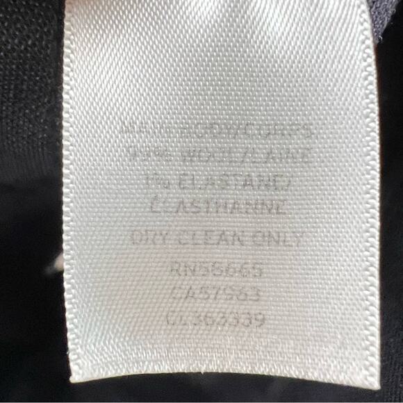 Classiques Entier navy blue wool bl straight business casual dress pants 8 94 - Picture 3 of 4